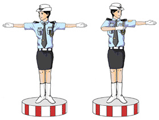 交通警察手勢信號圖解